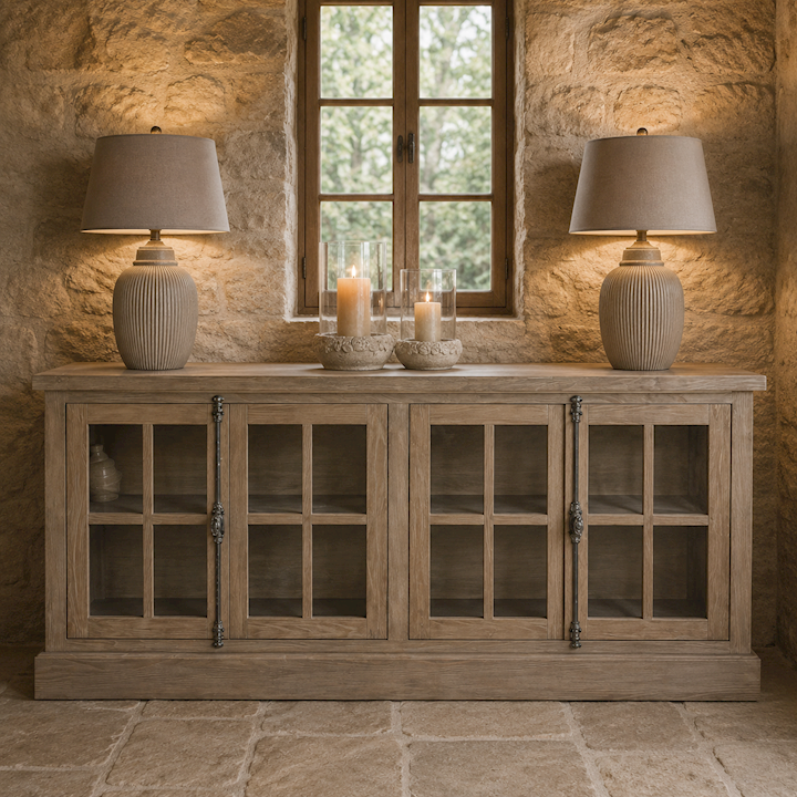 LE MANOIR 4 DOOR SIDEBOARD 180x40x82cm